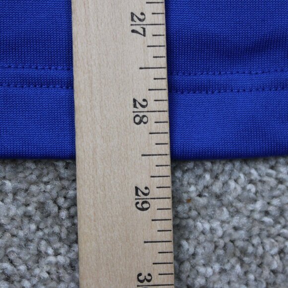 Nike Pro Sweatshirt Mens Large Blue Hyperwarm 1/4 Zip Mock Neck L/S Pullover - Picture 14 of 15